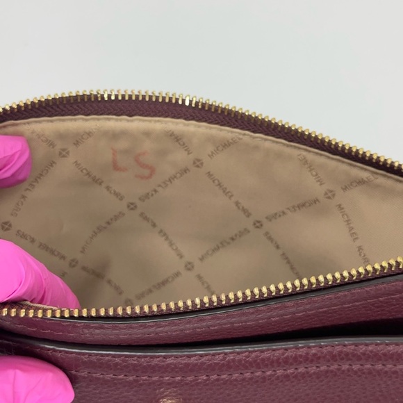 Michael Kors Burgundy Crossbody Bag - Picture 6 of 14